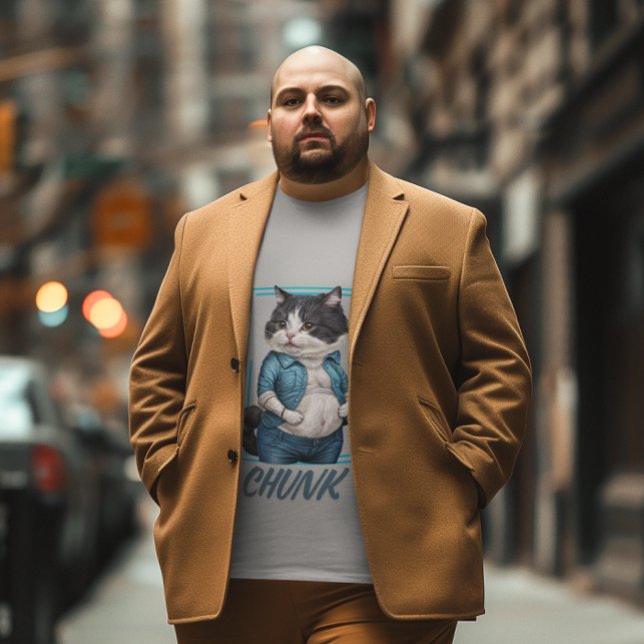 El gato del zorrillo lleva puesta una camisa azul  (Subido por el creador)