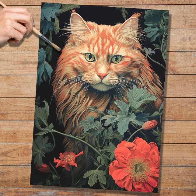 El gato en el tapiz 2 Papel de descomposición (Subido por el creador)