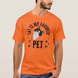 El gato es mi camiseta Mascota favorita