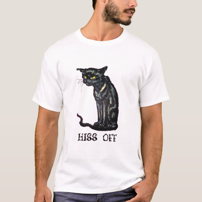El gato está fuera - Graciosa camiseta de regalo p (Anverso)