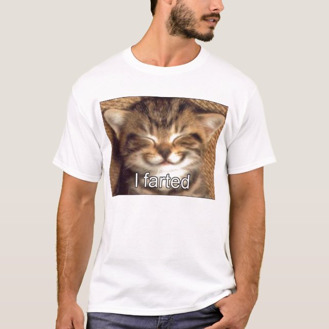 el gato fart camisa (Anverso)