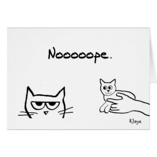 ¿El gato quisiera un nuevo gatito? - Tarjeta