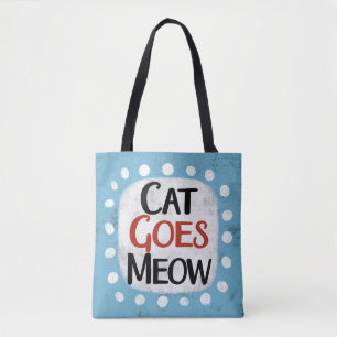 El gato se va a la bolsa de la boca