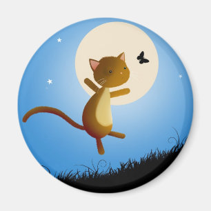 el gato sigue sus sueños - imán