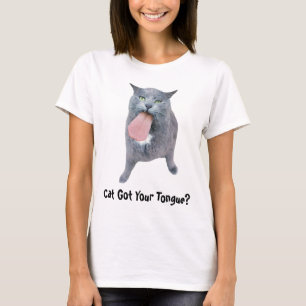 ¿El Gato Tiene Tu Lengua? Camiseta