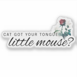 El gato tiene tu Pegatina de libros de romance osc