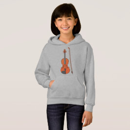 El gato y el violín - Mi violín - Chicas Hoodie