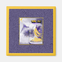 ¡El gato y la luciérnaga! Imán