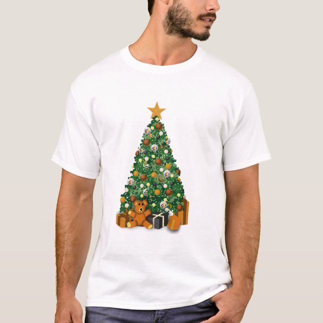 El gay lleva la camisa del árbol de navidad (Anverso)