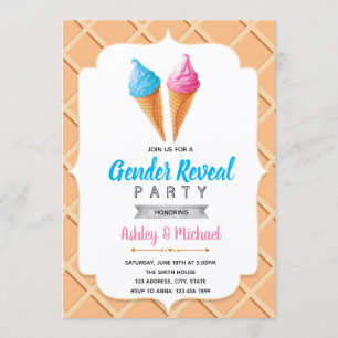 El género de los helados revela la invitación a la