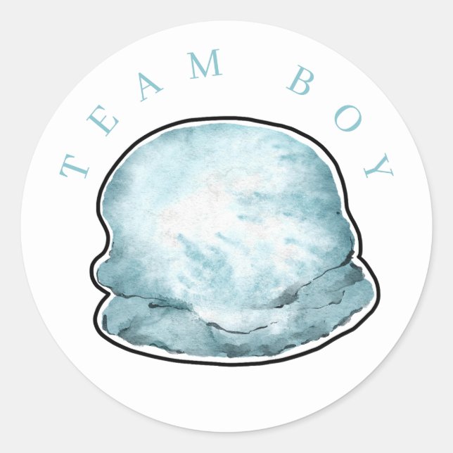 El género de Team Boy Ice Cream revela Pegatina Cí (Anverso)