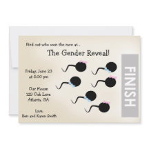 El género divertido revela la invitación de la