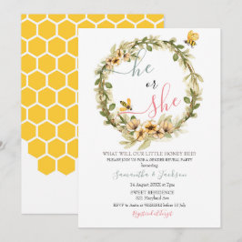 El género revela la invitación