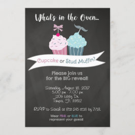 El género revela la invitación (el mollete de la