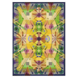 El geo 60x84 del extracto del mantel del algodón