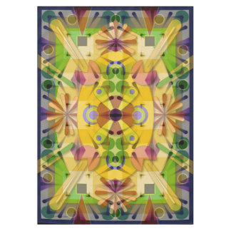 El geo 60x84 del extracto del mantel del algodón