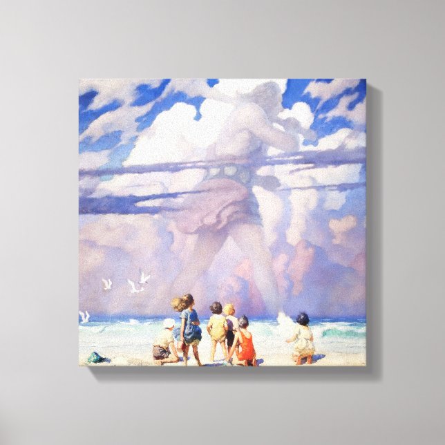 "El gigante" arte de hadas por NC Wyeth (Anverso)