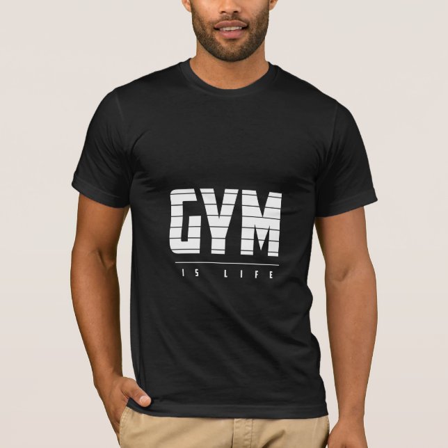 El Gimnasio Es La Vida - Camiseta De Gimnasio (Anverso)