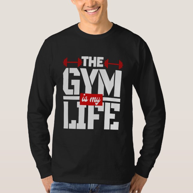 El gimnasio es mi camiseta de la vida (Anverso)