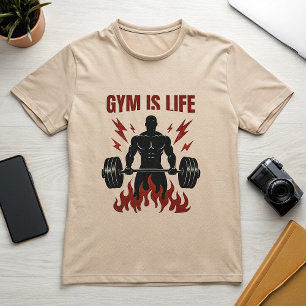 El Gimnasio Es Una Camiseta Motivacional Alfa De S