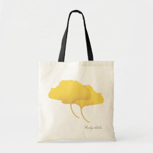 El Ginkgo de la caída sale de la bolsa de asas