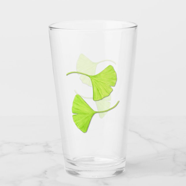 El Ginkgo sale de arte botánico (Anverso)