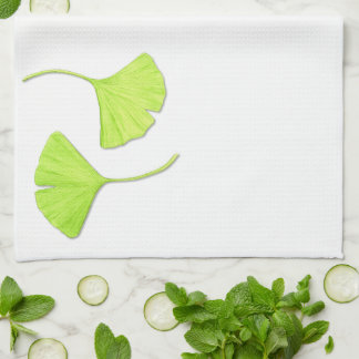 El Ginkgo sale de la toalla de cocina del arte de