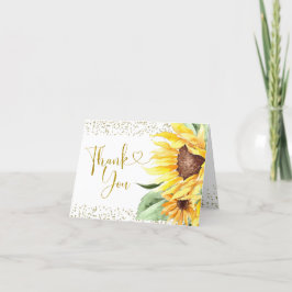 El girasol está en camino de la tarjeta Baby Showe