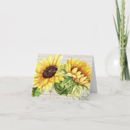 El girasol le agradece o esconde la nota