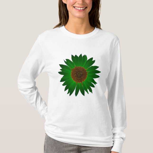 El girasol verde - camiseta (Anverso)