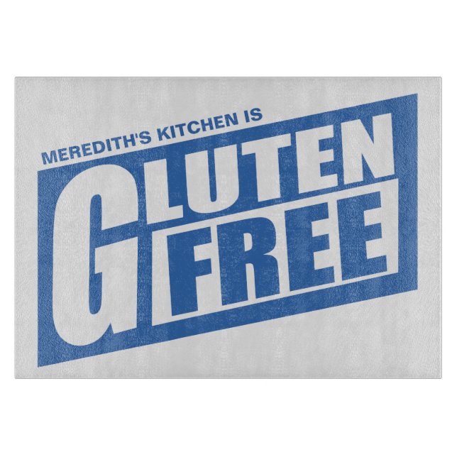 El gluten azul y blanco libera a la tabla de (Anverso)
