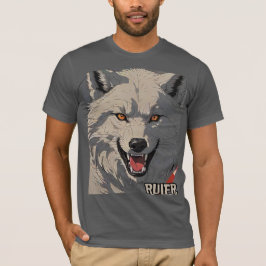 El gobernante | Diseño agresivo de camisetas Wolf