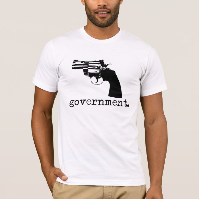 El gobierno es camiseta de la fuerza (Anverso)