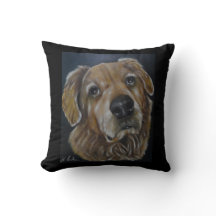 El golden retriever - Cojín decorativo