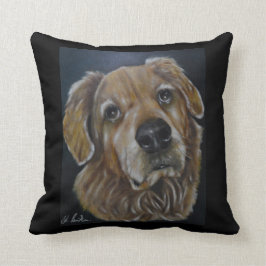 El golden retriever - Cojín decorativo