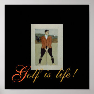 El golf es… Impresión