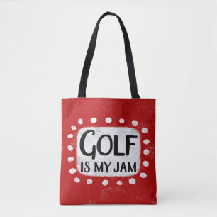 El Golf Es Mi Bolsa De Tote De Jam