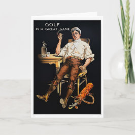 El Golf Es Una Gran Tarjeta De Juego