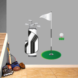 El golf grande imprimió el sistema de la etiqueta