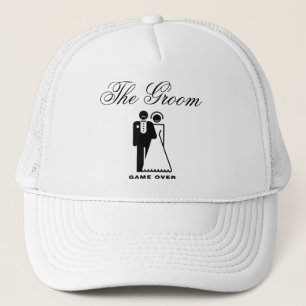 El gorra de la boda del novio