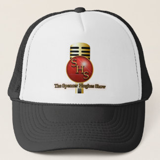 El gorra de la chaqueta de punto del camionero de