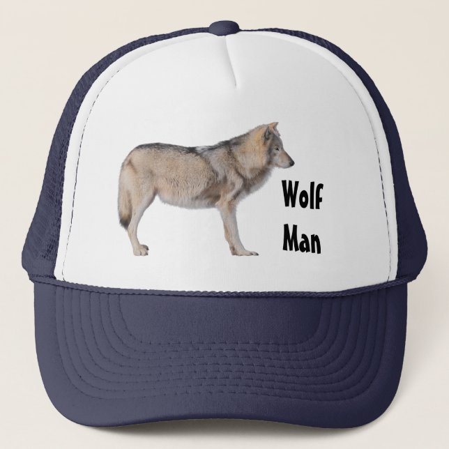 El Gorra del amante de la vida salvaje Gray Wolf S (Anverso)