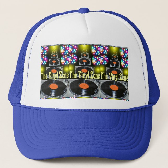 El gorra del camionero de la zona del vinilo (Anverso)