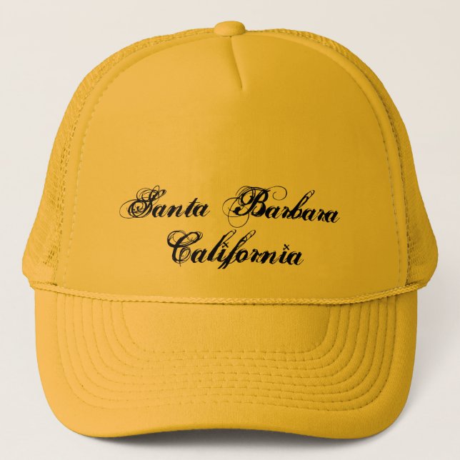 El gorra del camionero de Santa Barbara California (Anverso)