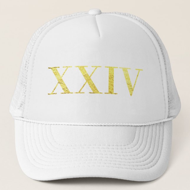 El gorra del camionero del oro XXIV 24K (Anverso)