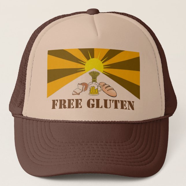El gorra del camionero libre del gluten (Anverso)