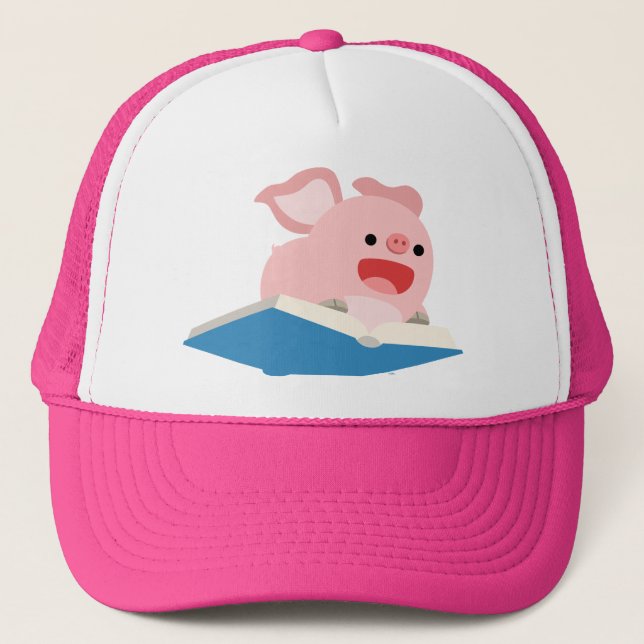 El gorra del cerdo del libro y del dibujo animado (Anverso)