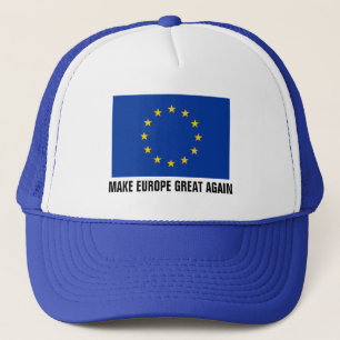 El gorra el   de la bandera de unión europea HACE