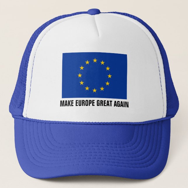 El gorra el | de la bandera de unión europea HACE (Anverso)