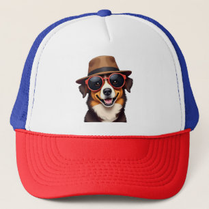 El gorro del camión del padre del perro